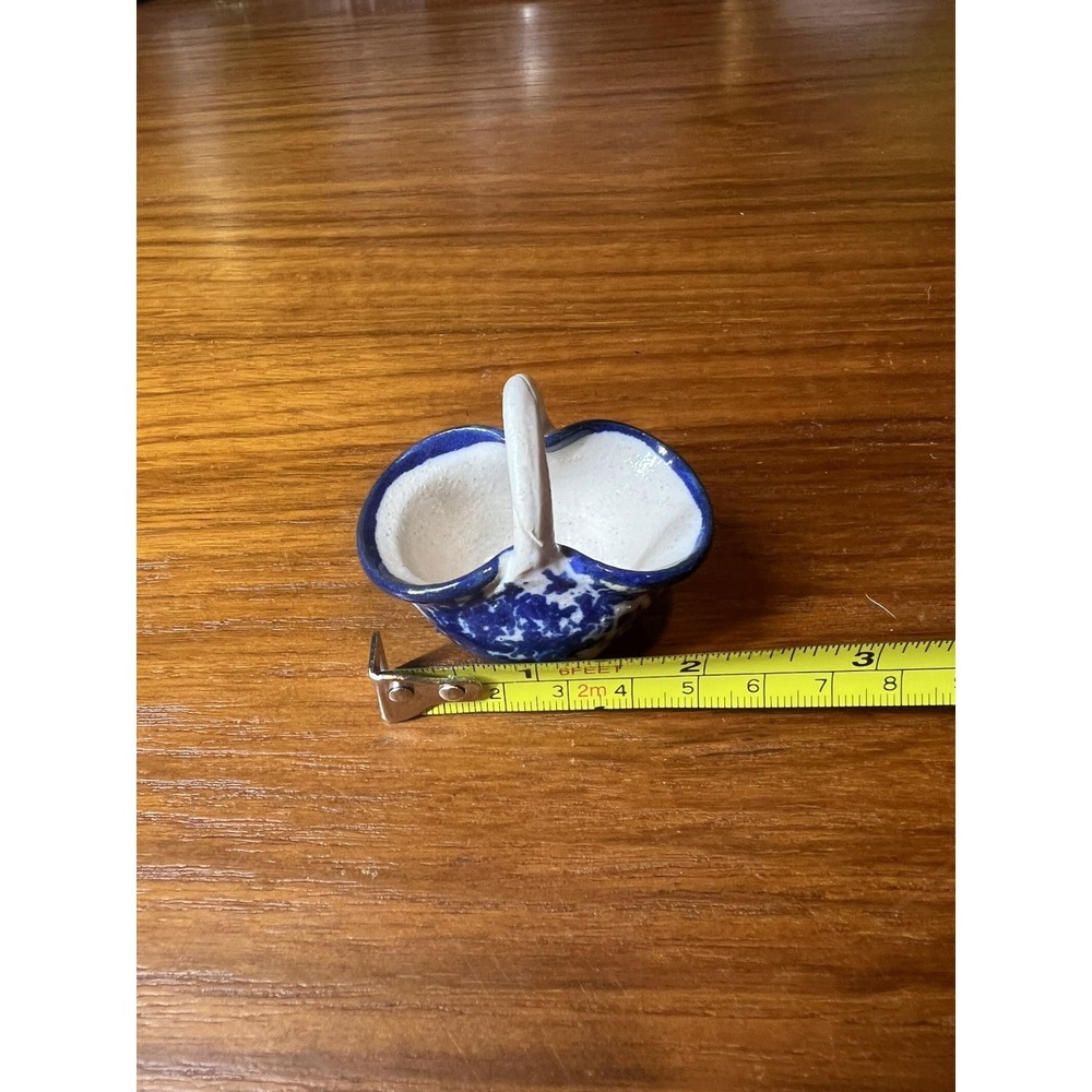 Vintage‎ Miniature Stoneware Salt Glaze Pottery Cottagecore Trinket - Picture 4 of 5